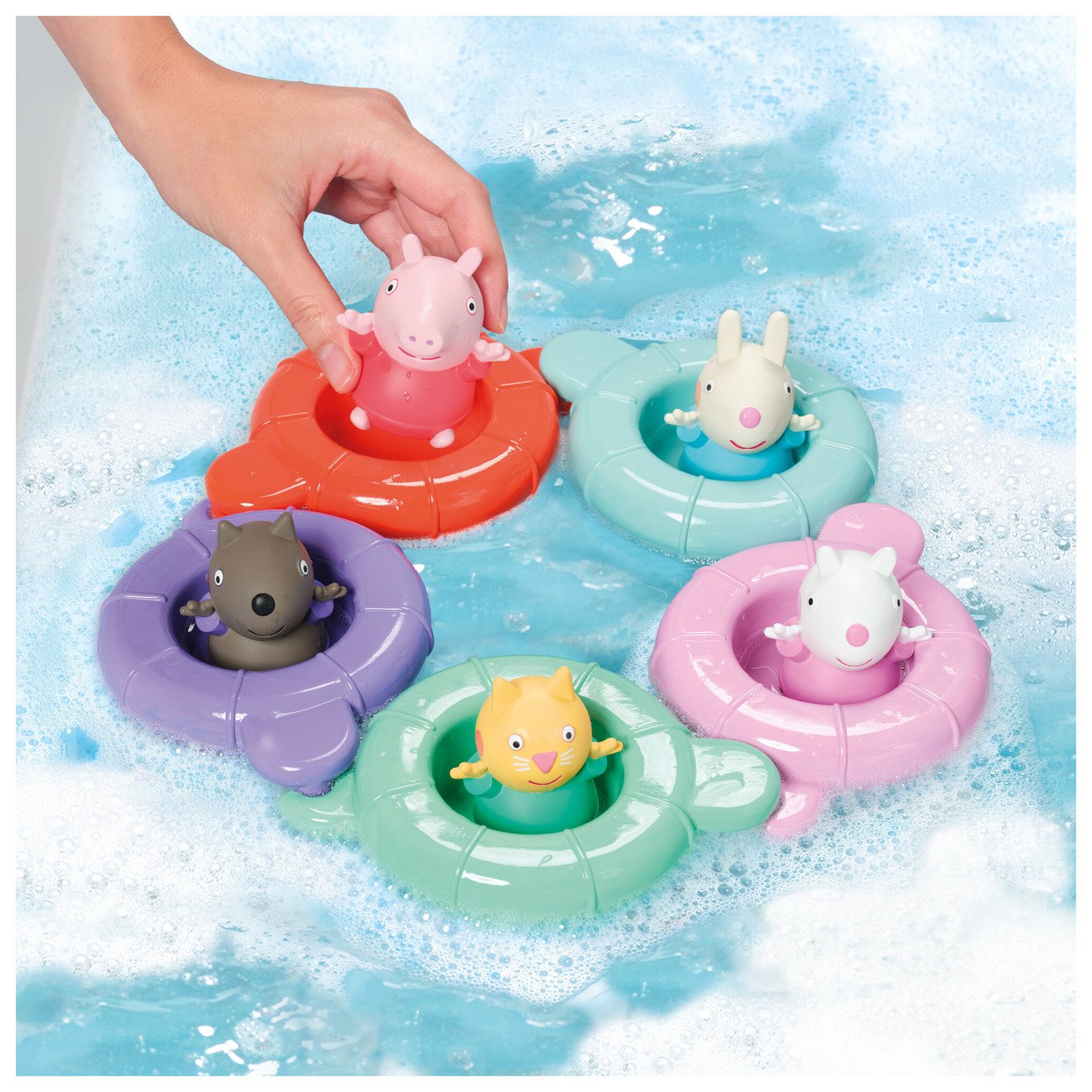 Buy TOMY Toomies Peppa's House Bath Playset from the JoJo Maman Bébé UK