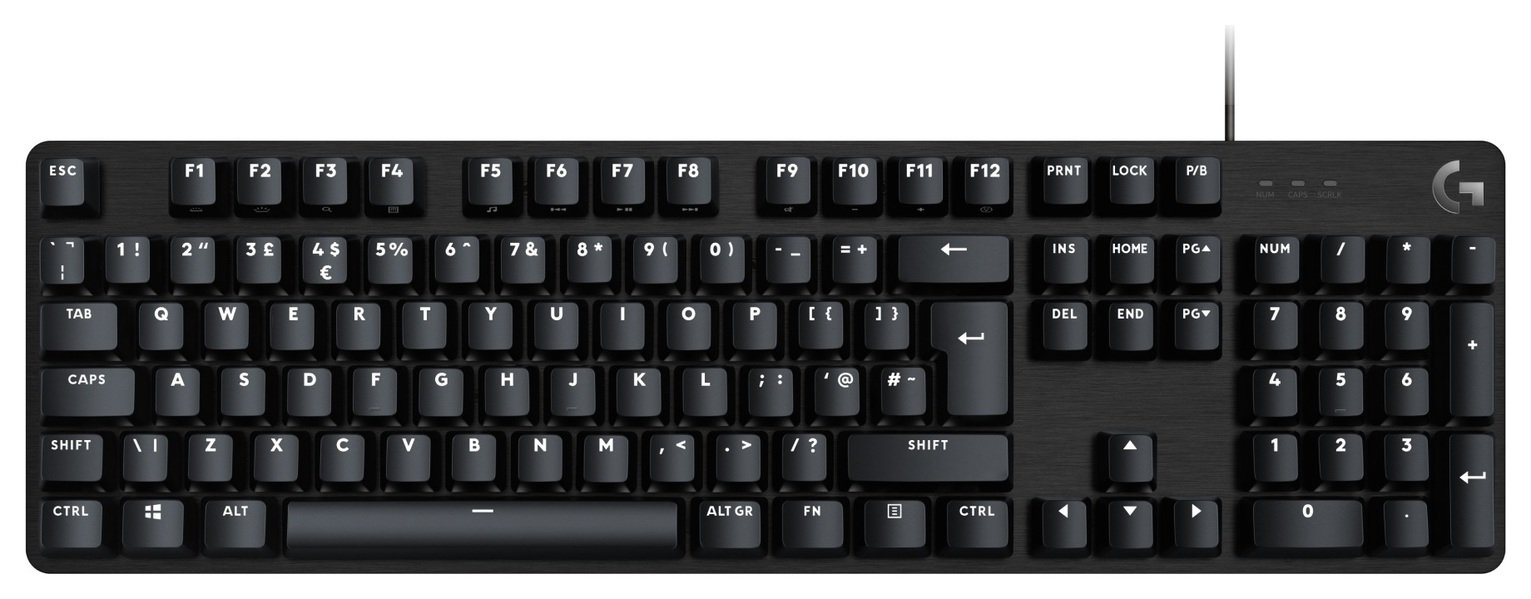 Logitech G413 Carbon Wired Gaming Keyboard - Black