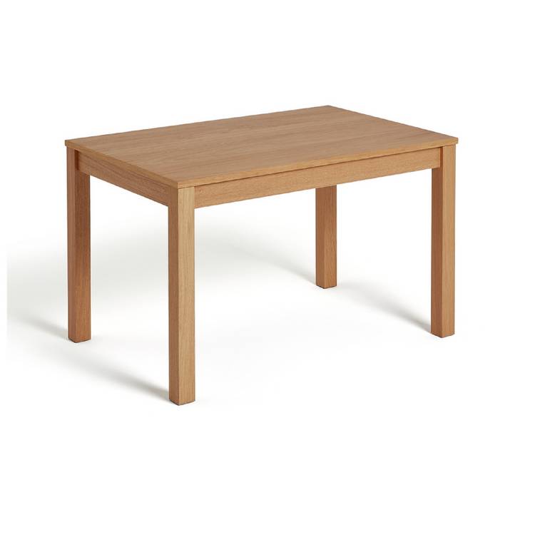 Habitat Clifton Oak Veneer 4 Seater Dining Table - Natural 0