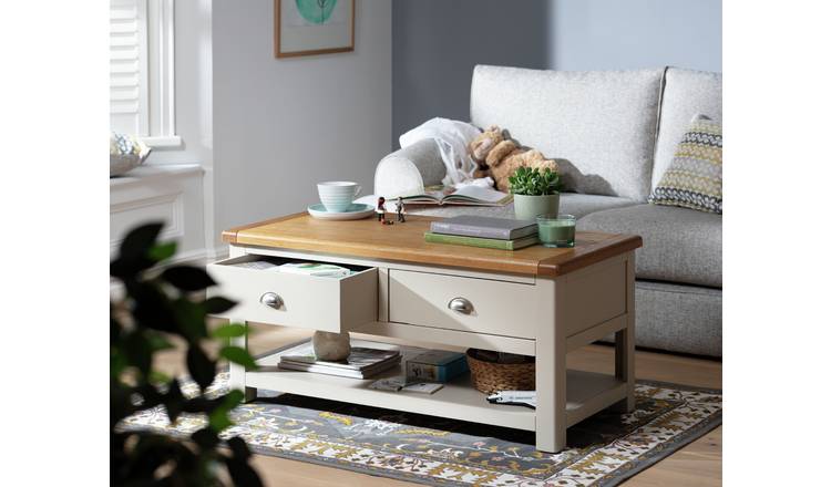 Argos coffee deals table with storage