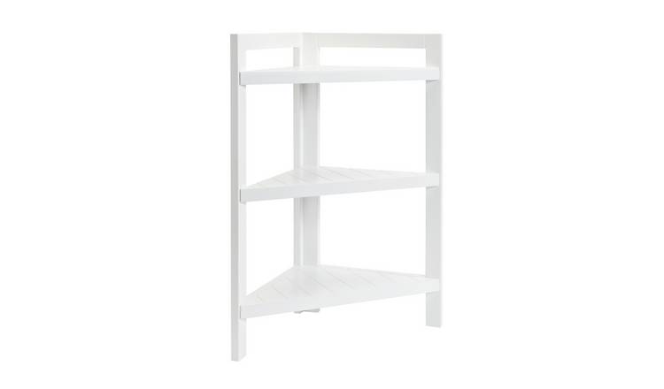 Corner shelf deals unit white ikea