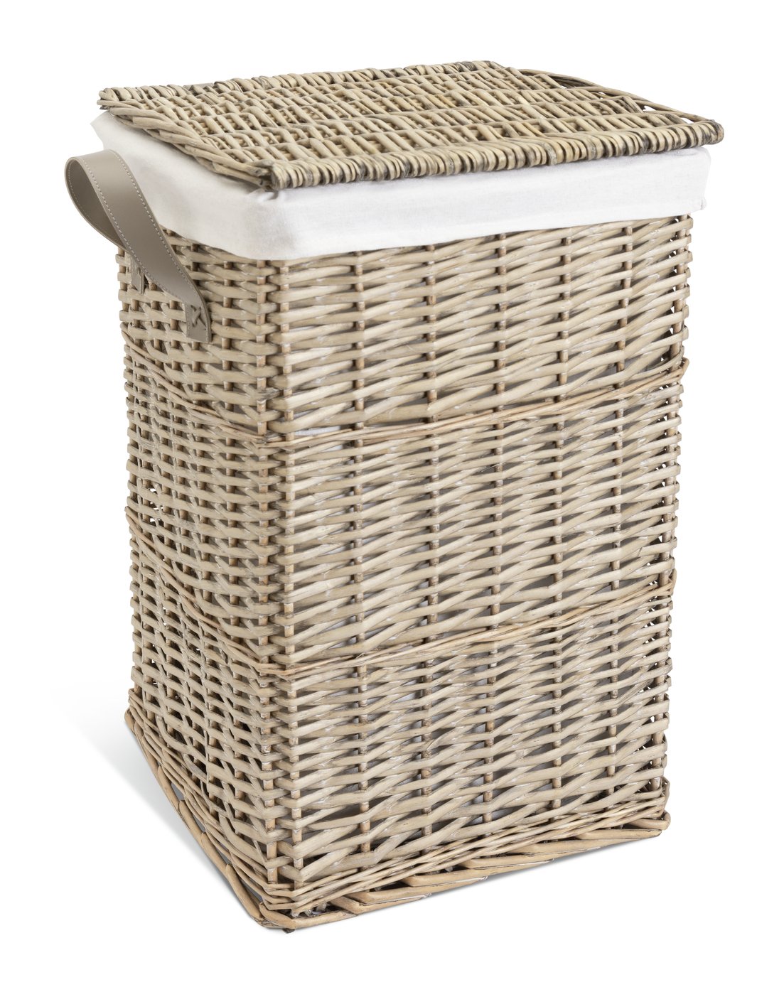 Argos Home Willow Laundry Basket - Grey