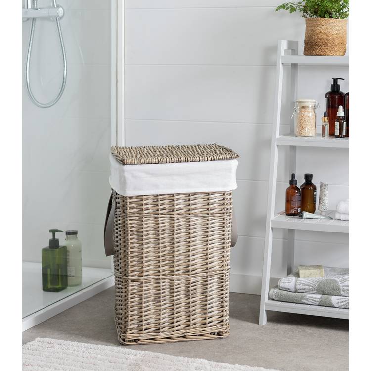 Argos Home Willow Laundry Basket - Grey 0