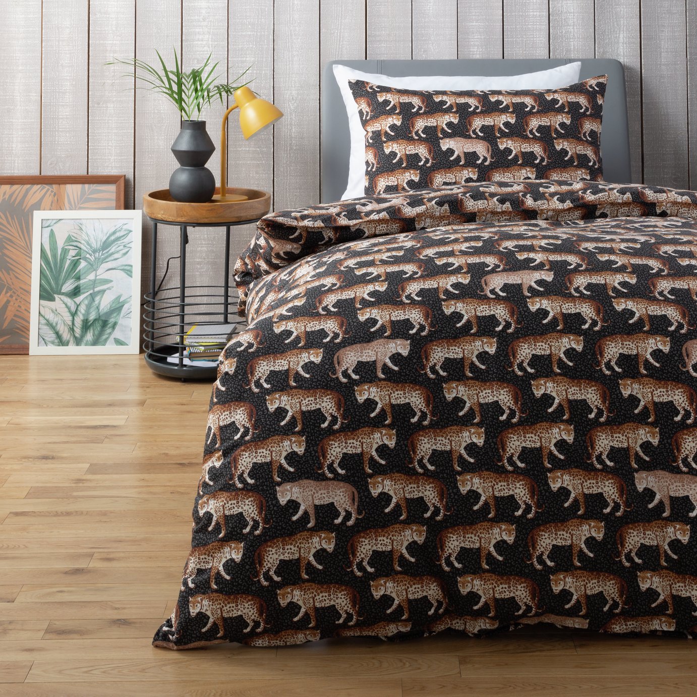 leopard bedding