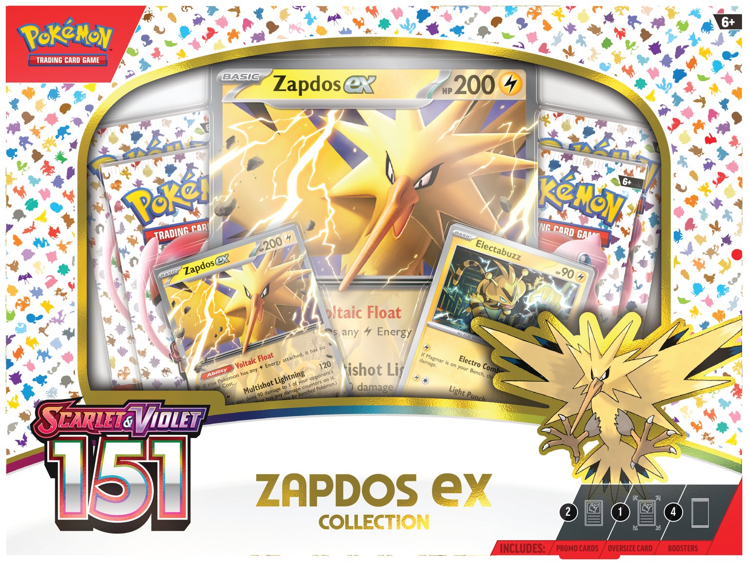 Pokemon TCG - Scarlet & Violet: 151 Collection Zapdos EX