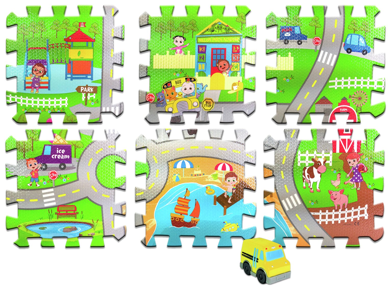 CoComelon Eva Mat Puzzles Set