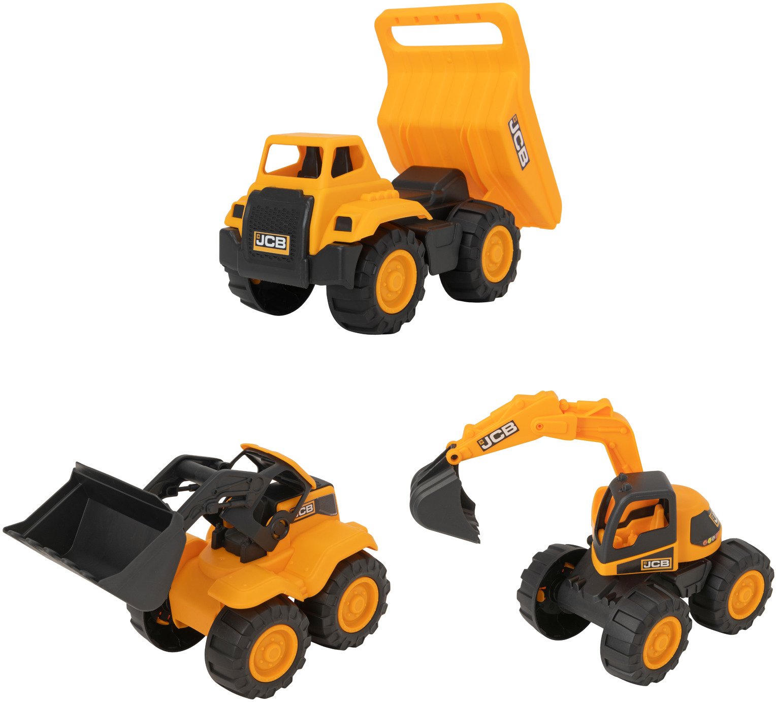 Teamsterz JCB Construction Vehicles- Set of 3