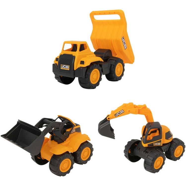 Teamsterz JCB Construction Vehicles- Set of 3 0