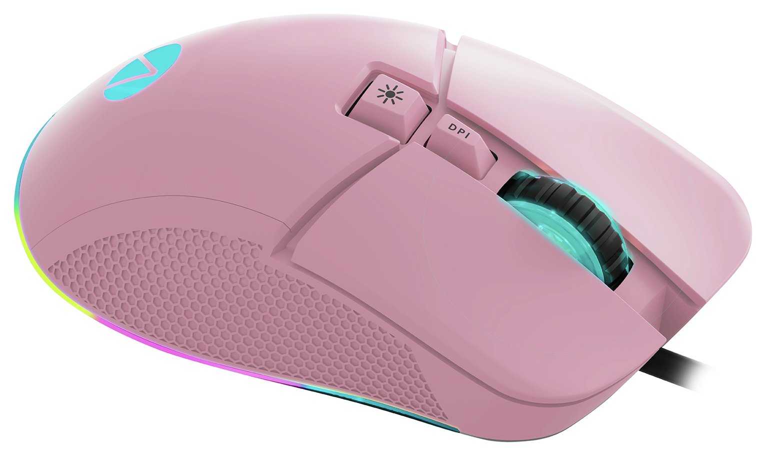 STEALTH Light-Up USB Gaming Mouse - Blush