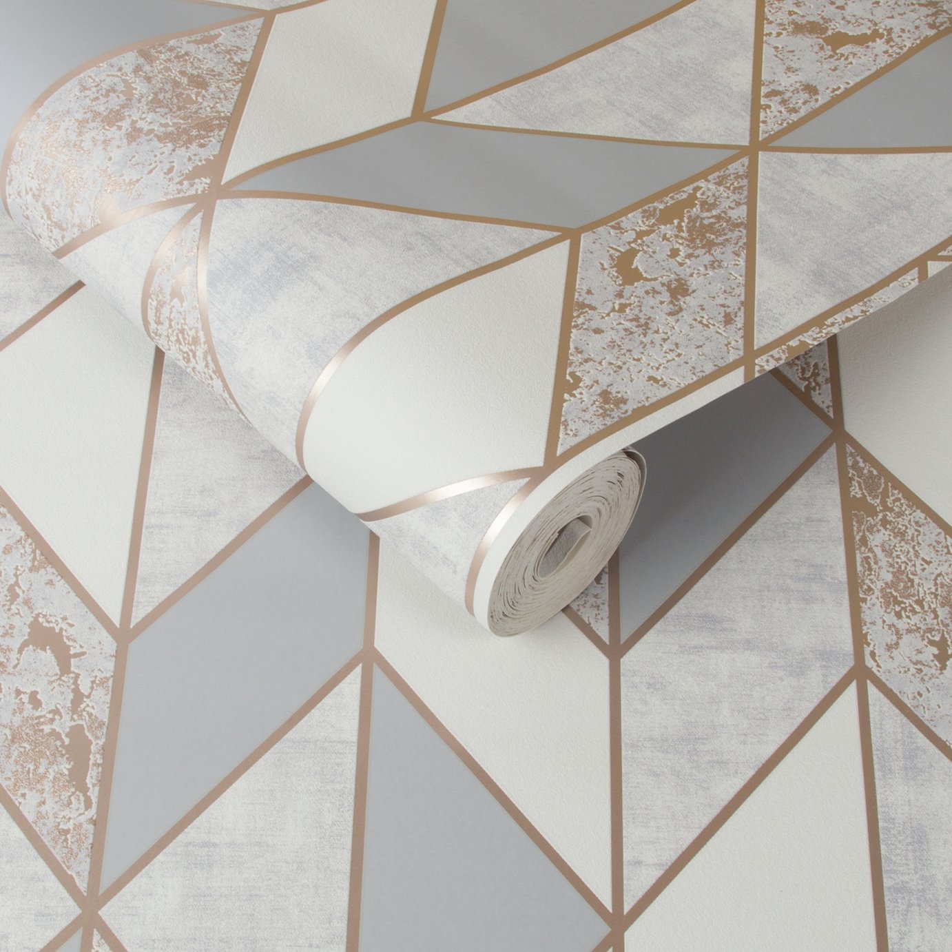 Superfresco Milan Rose Gold Geometric Wallpaper Review