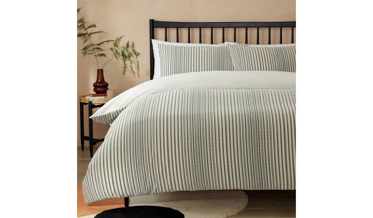 Habitat Textured Waffle Bedding Set - Double