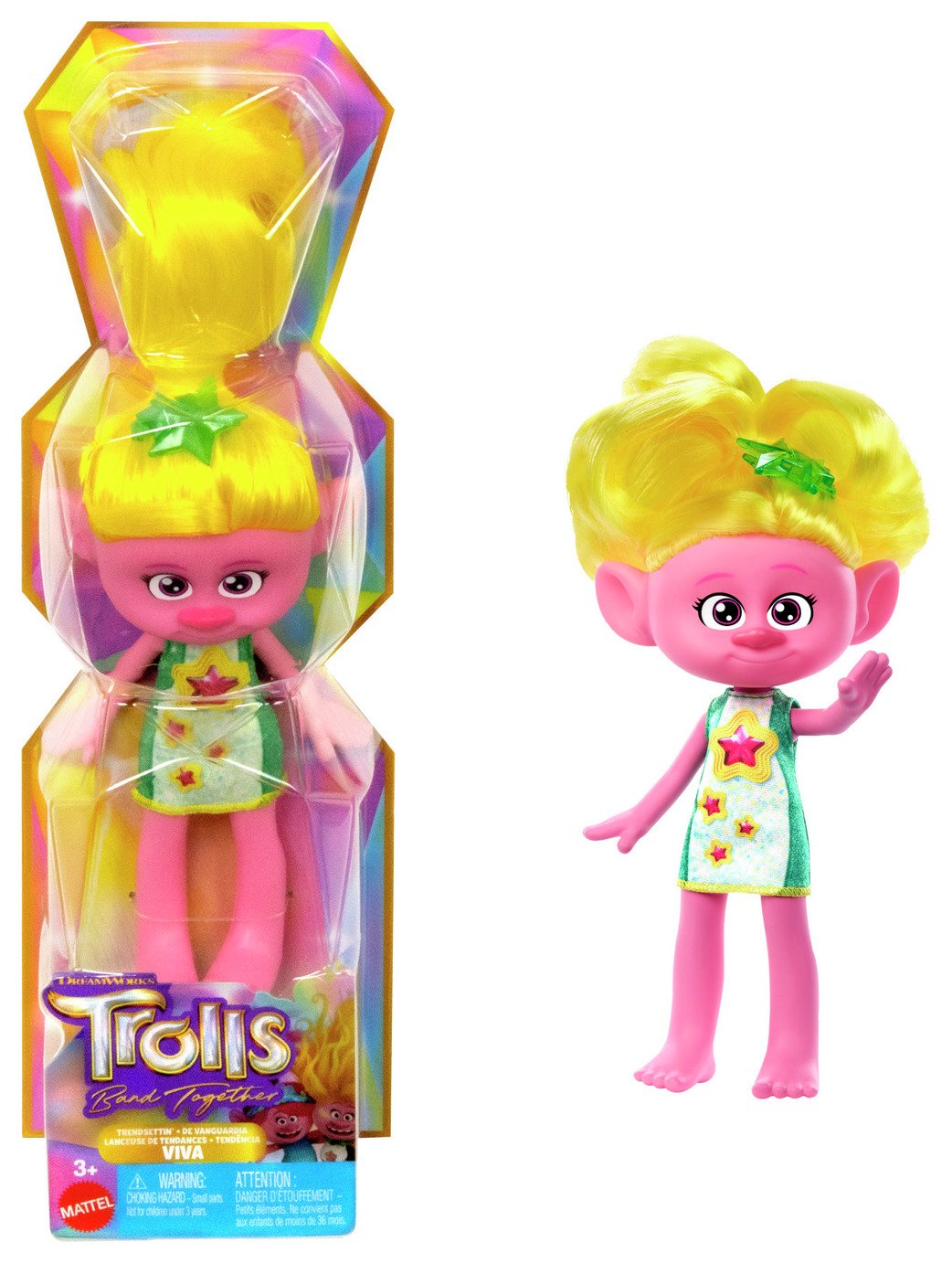 Trolls Band Together Trendsettin\' Viva Fashion Doll