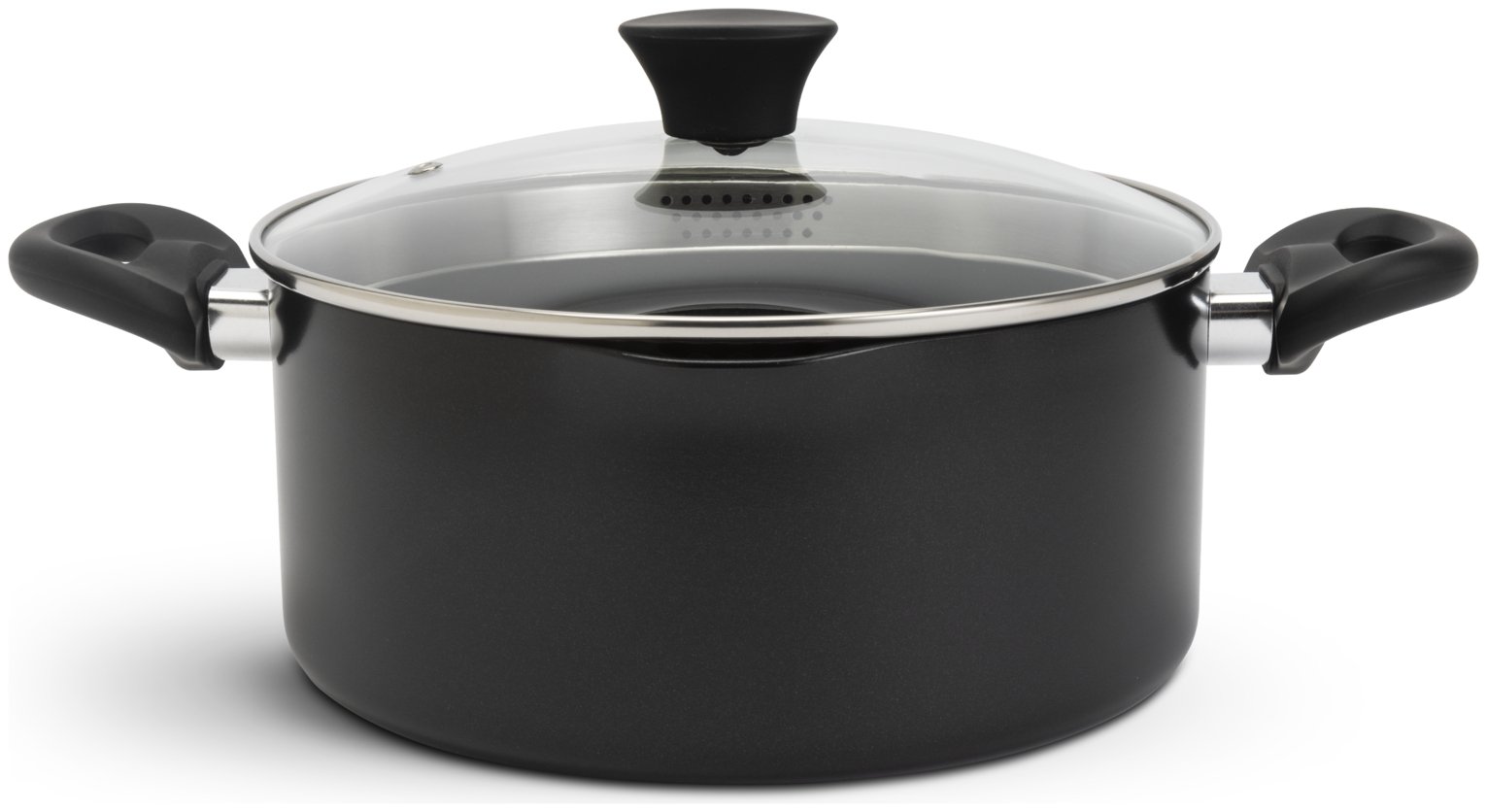 Habitat 24cm Non Stick Aluminium Stock Pot