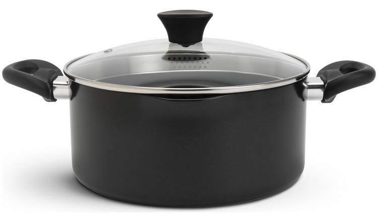 Habitat 24cm Non Stick Aluminium Stock Pot