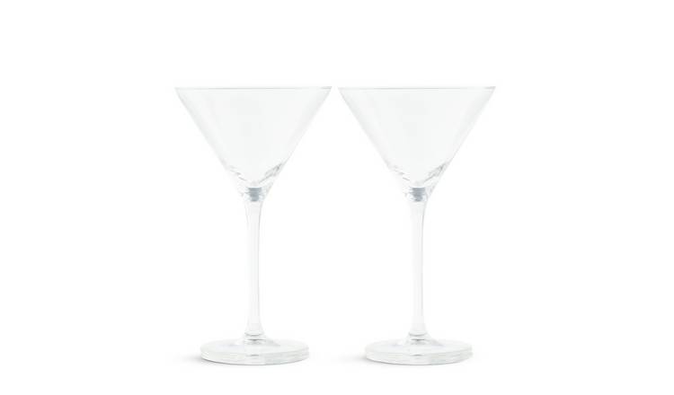 Habitat Portofino Set of 2 Martini Glasses