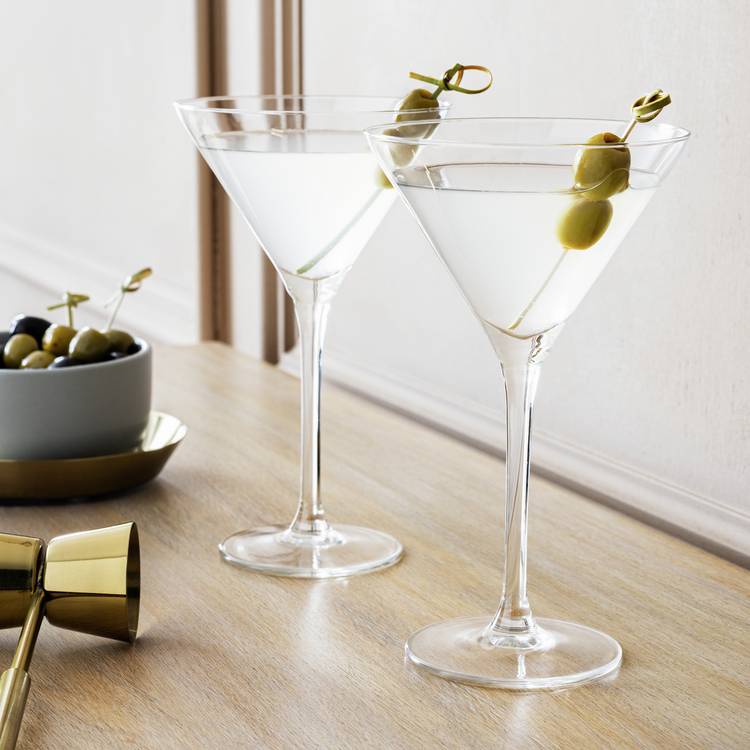 Habitat Portofino Set of 2 Martini Glasses 0