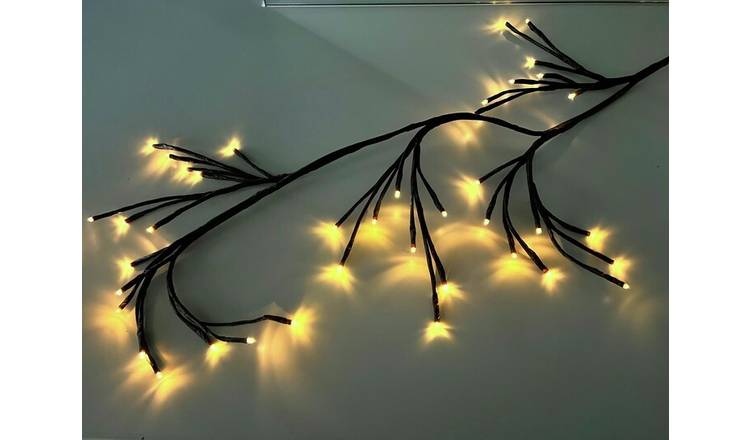 Habitat 80 Warm White Solar String Lights 