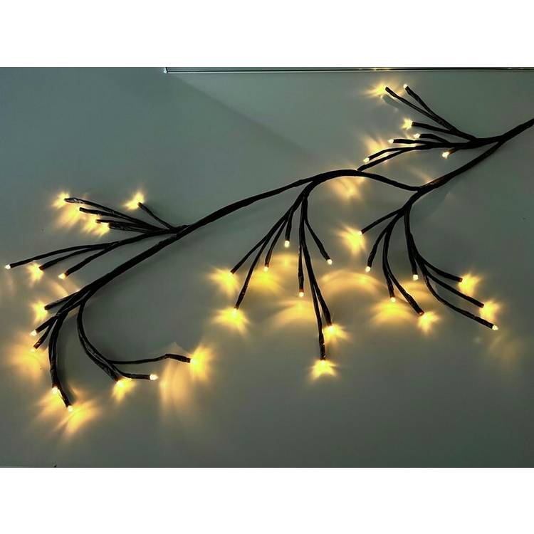 Habitat 80 Warm White Solar String Lights  0