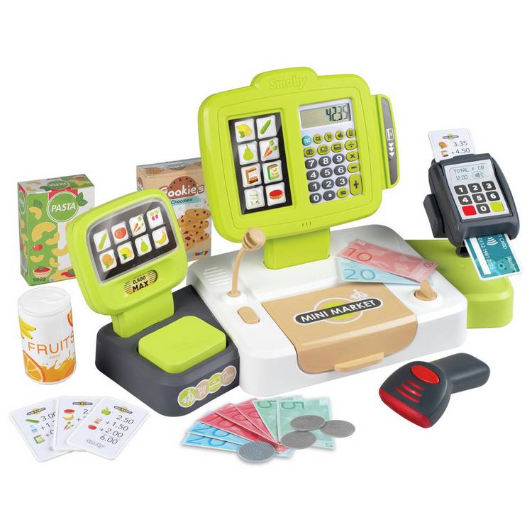 Smoby Large Cash Register-Green 0
