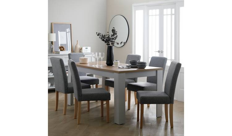 Argos oak dining discount table and chairs