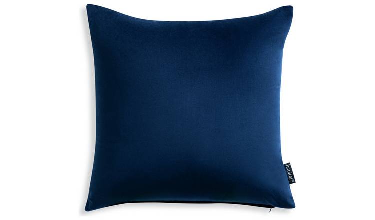 Buy Habitat Velvet Cushion Navy 43x43cm Cushions Argos