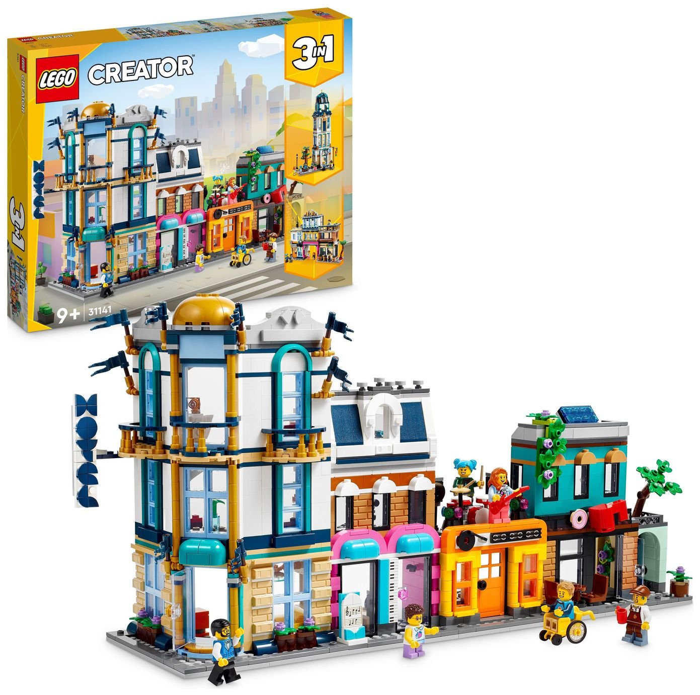 LEGO Creator 3in1 Main Street Model Building Set 31141