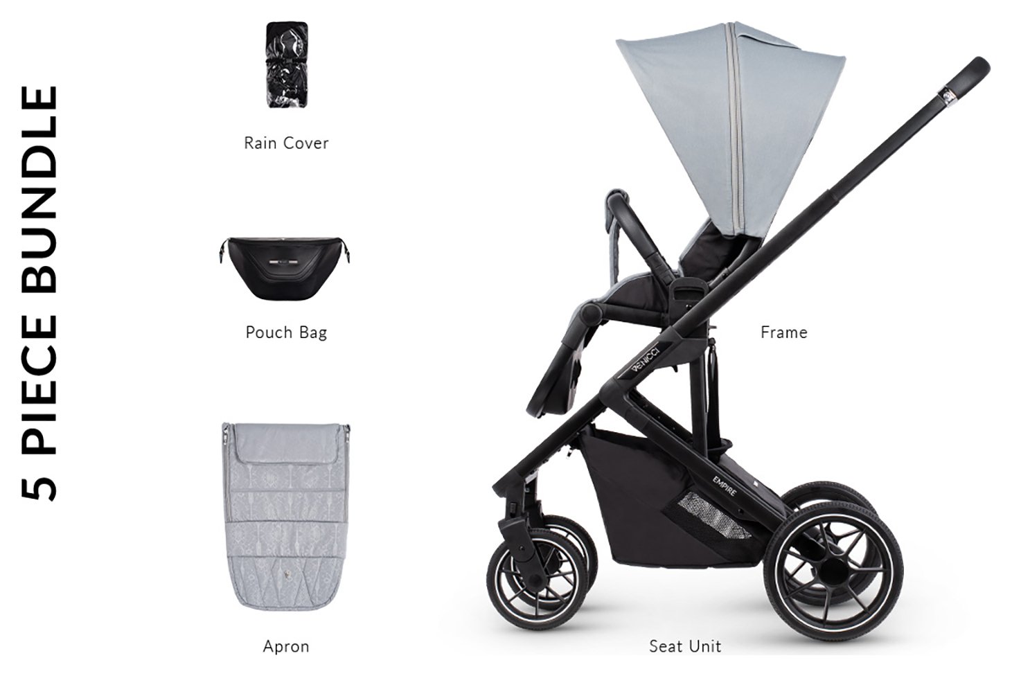 Venicci Empire Pushchair - Grey 