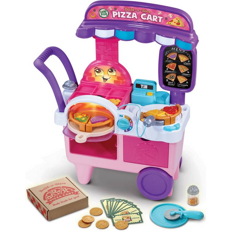 Leapfrog Build a Slice Pizza Cart - Pink 0