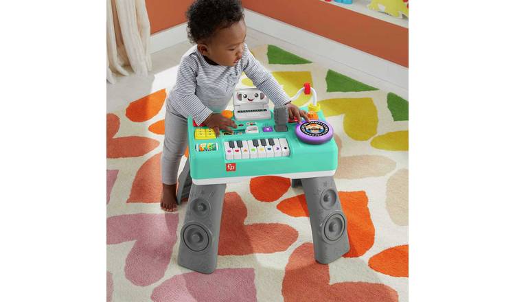 Fisher-Price Laugh & Learn Mix & Learn DJ Table, Musical Learning Toy for  Baby & Toddler 