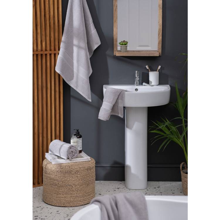 Habitat Cotton Supersoft 2 Pack Face Cloth - Silver 0