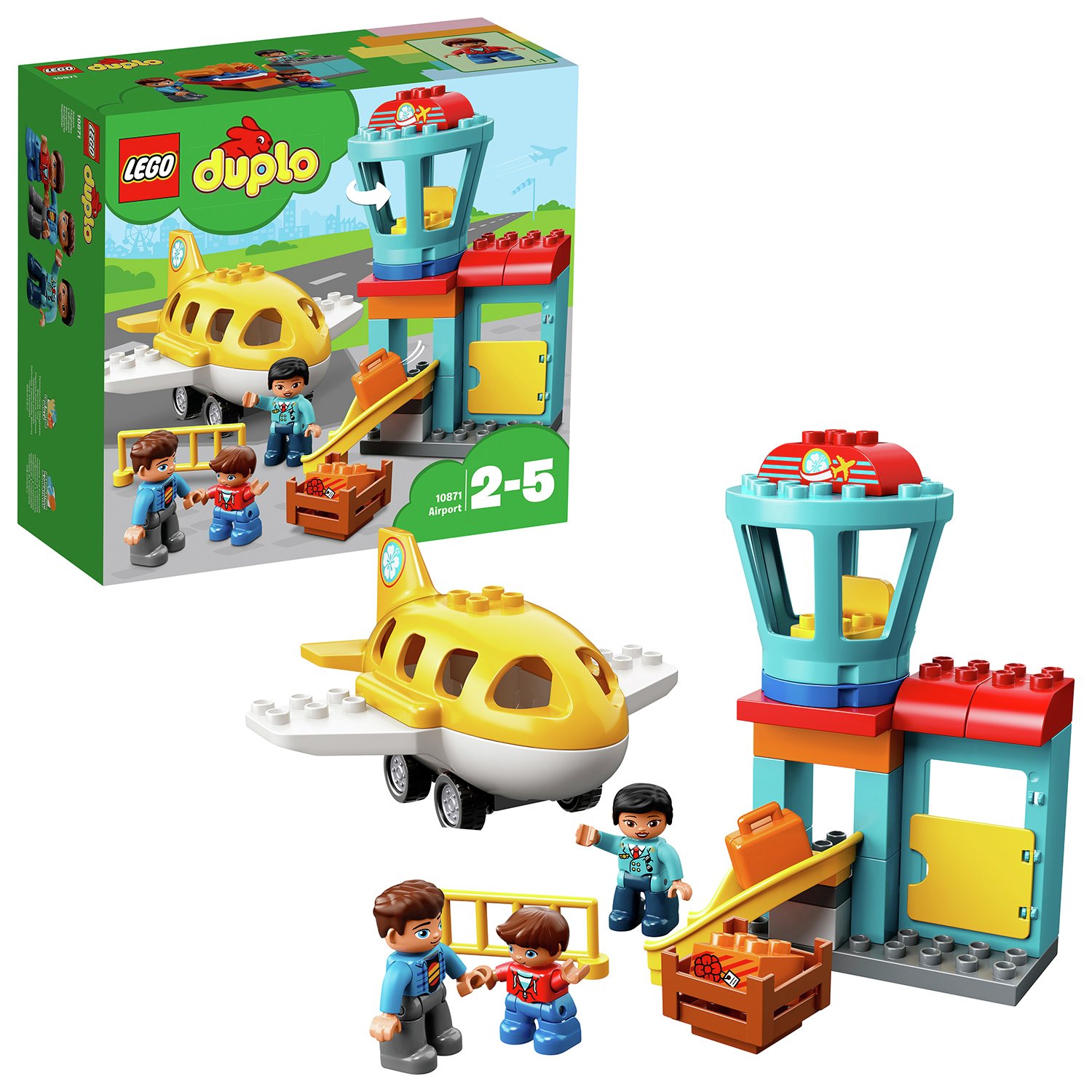 lego duplo my town airport and airplane toy