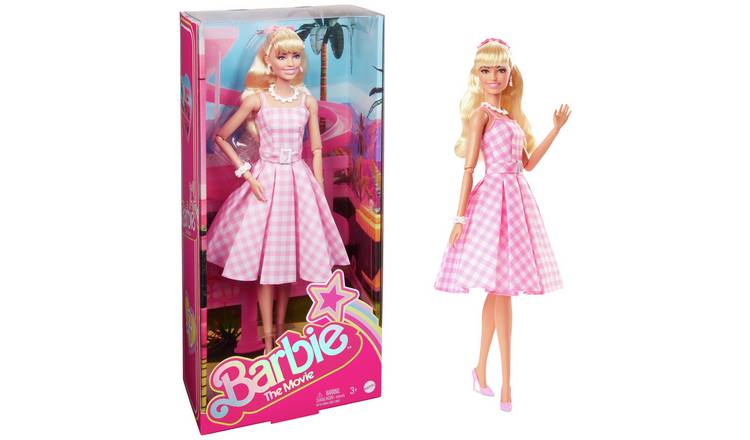 Barbie The Movie: Barbie Doll in Pink Gingham Dress 0