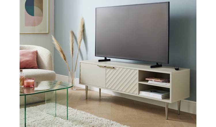 Habitat Oti 2 Door TV Unit - Champagne