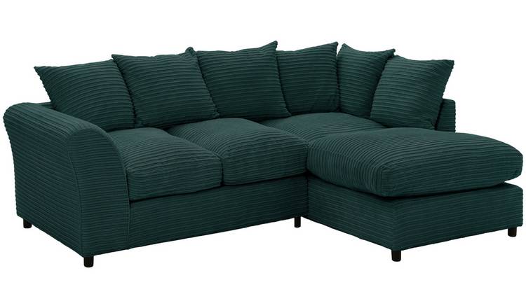 Buy Argos Home Harry Fabric Right Hand Corner Chaise Sofa Teal Sofas Argos