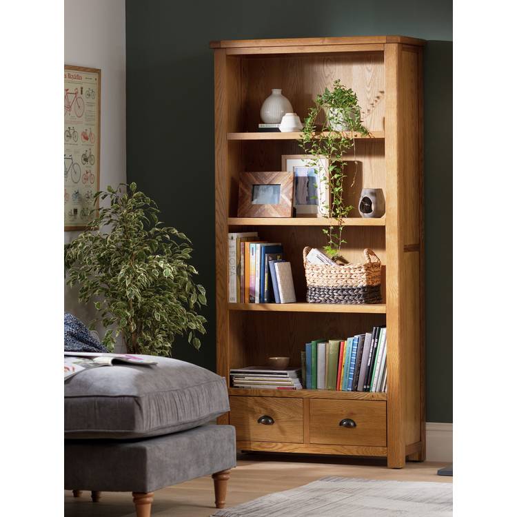 Argos Home Kent Tall Oak Veneer Bookcase 0