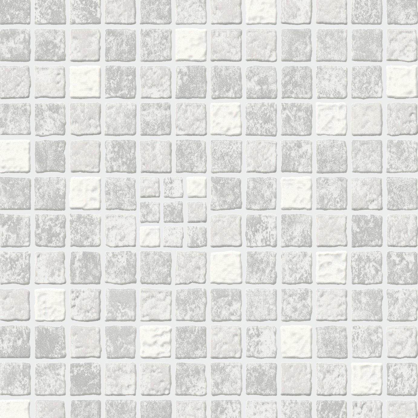 Contour Earthern Mid Grey Tile Wallpaper