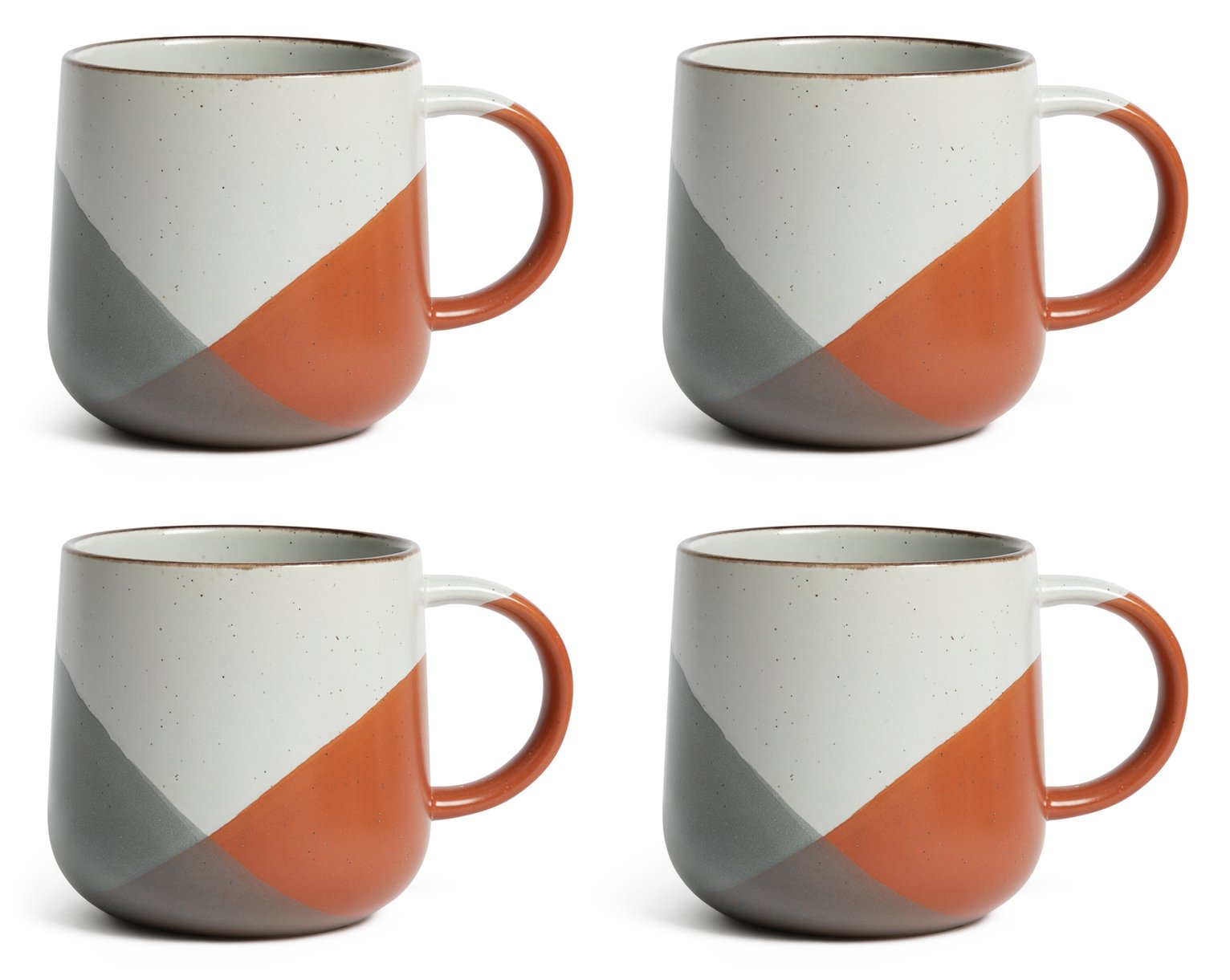 Habitat Dipped Speckle Set of 4 Mugs