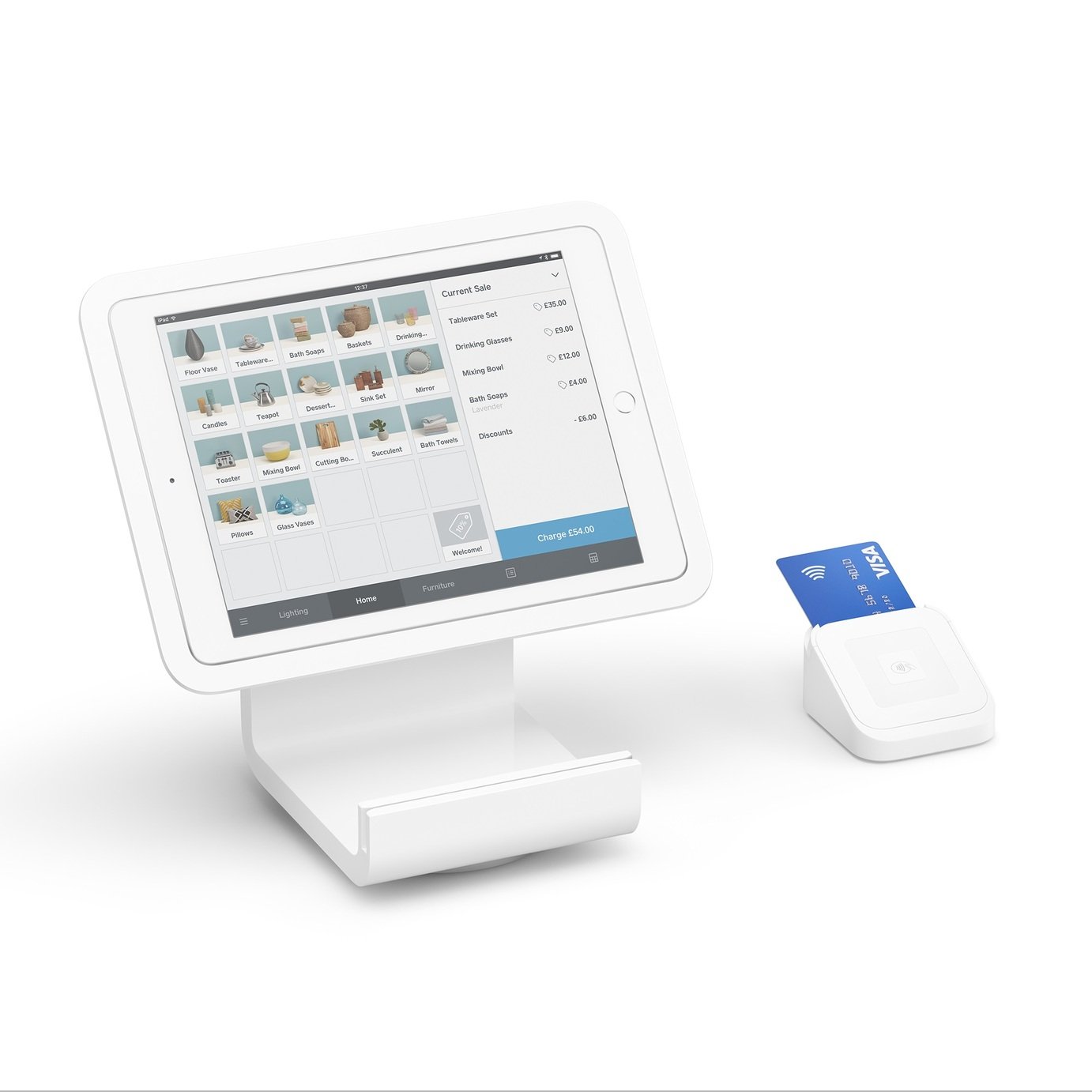 Square Stand Bundle with Card Payment Reader and Dock