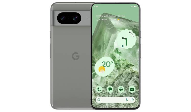 SIM Free Google Pixel 8 5G 128GB AI Mobile Phone - Hazel