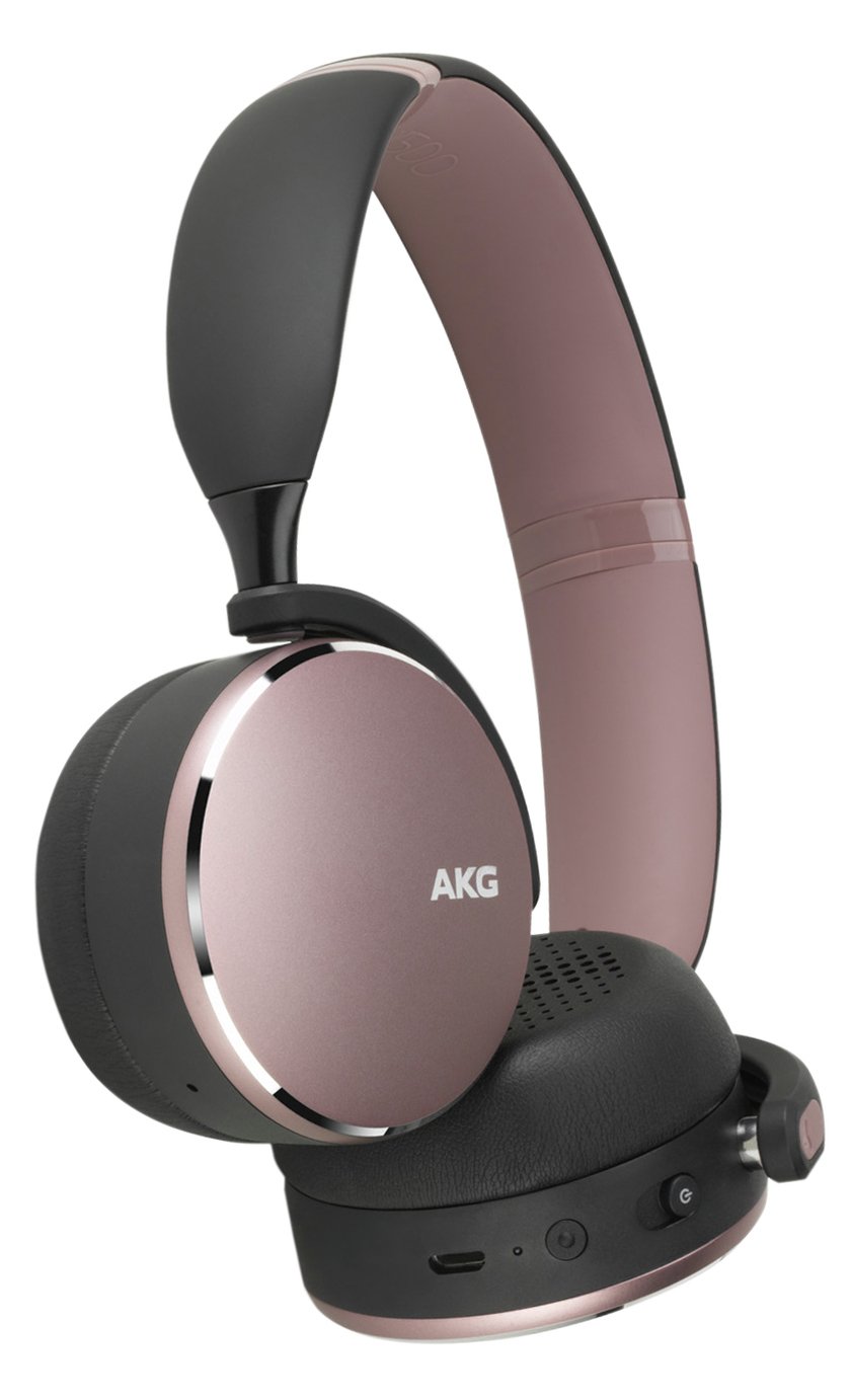 AKG Y500 On-Ear Wireless Headphones - Pink