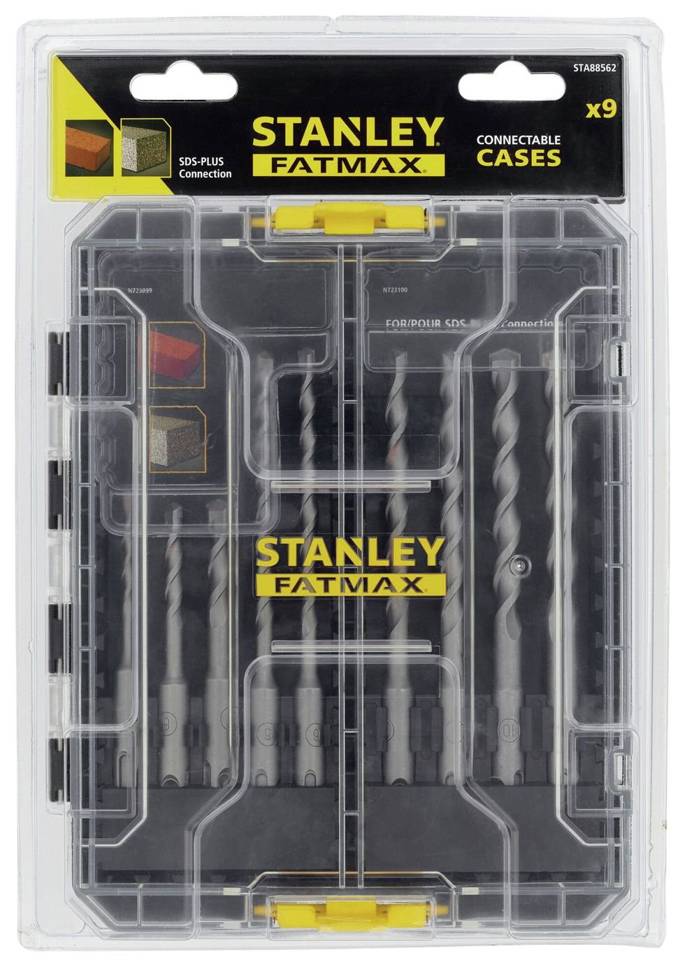 Stanley Fatmax 9 Piece SDS Plus Drill Bit Set