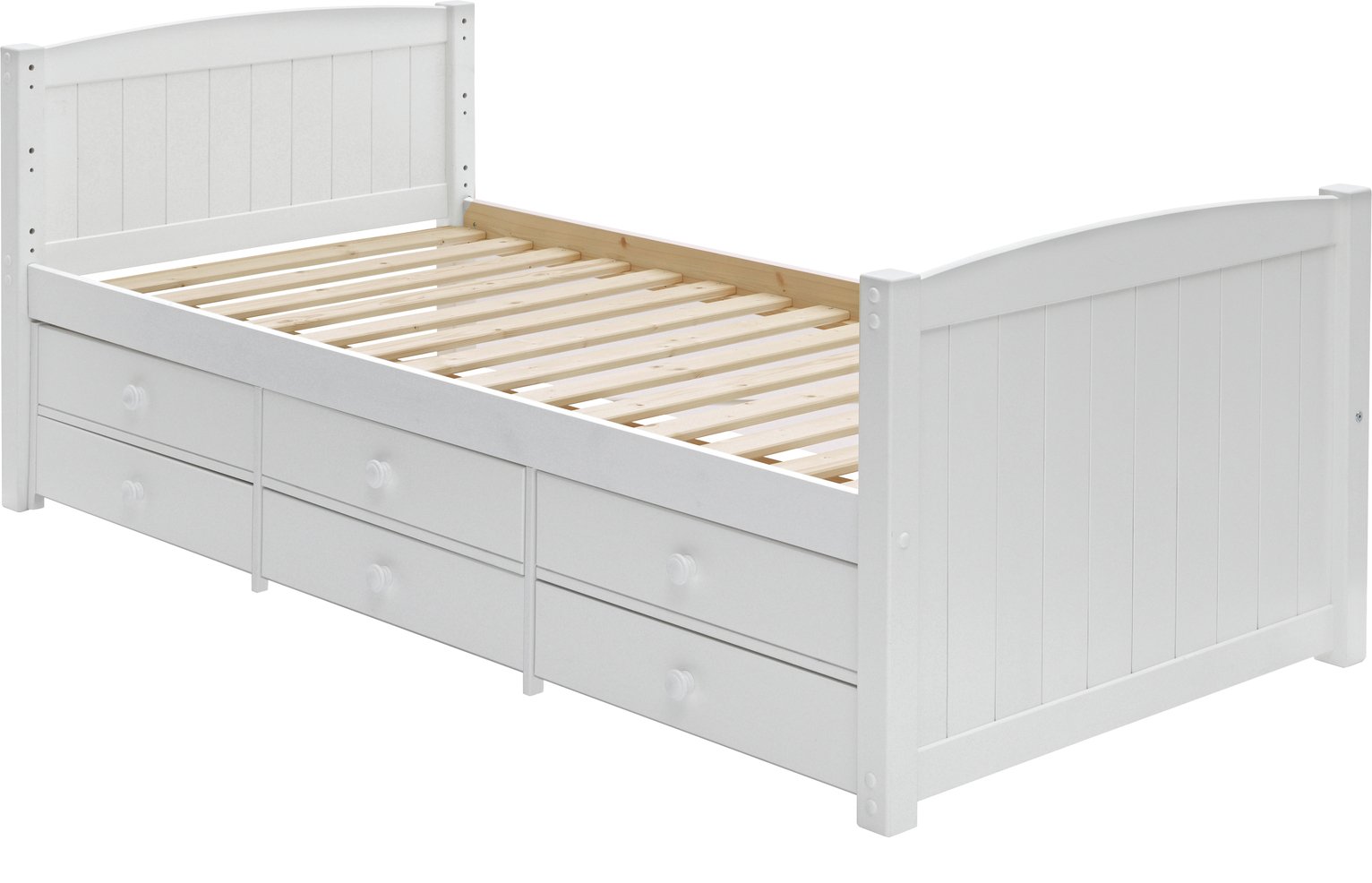 Argos Home Leigh White Detachable Single Bunk Bed Frame Reviews