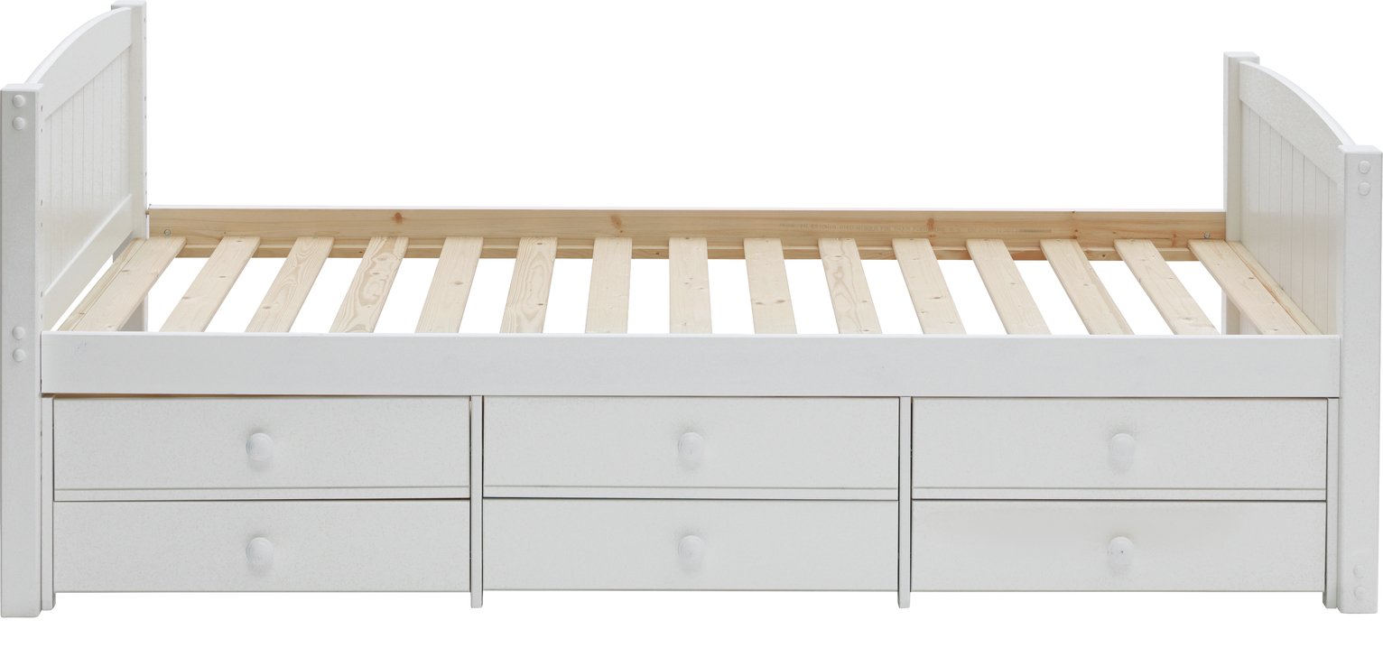 Argos Home Leigh White Detachable Single Bunk Bed Frame Reviews