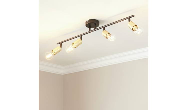 Camber Lighting Journey Metal Spotlight Bar - Black & Gold