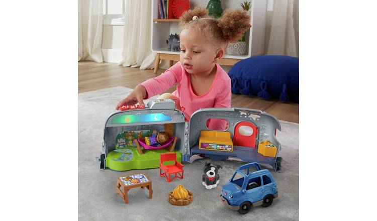 Buy Fisher-Price Little People Light-Up Learning Camper Playset | Playsets  and figures | Argos