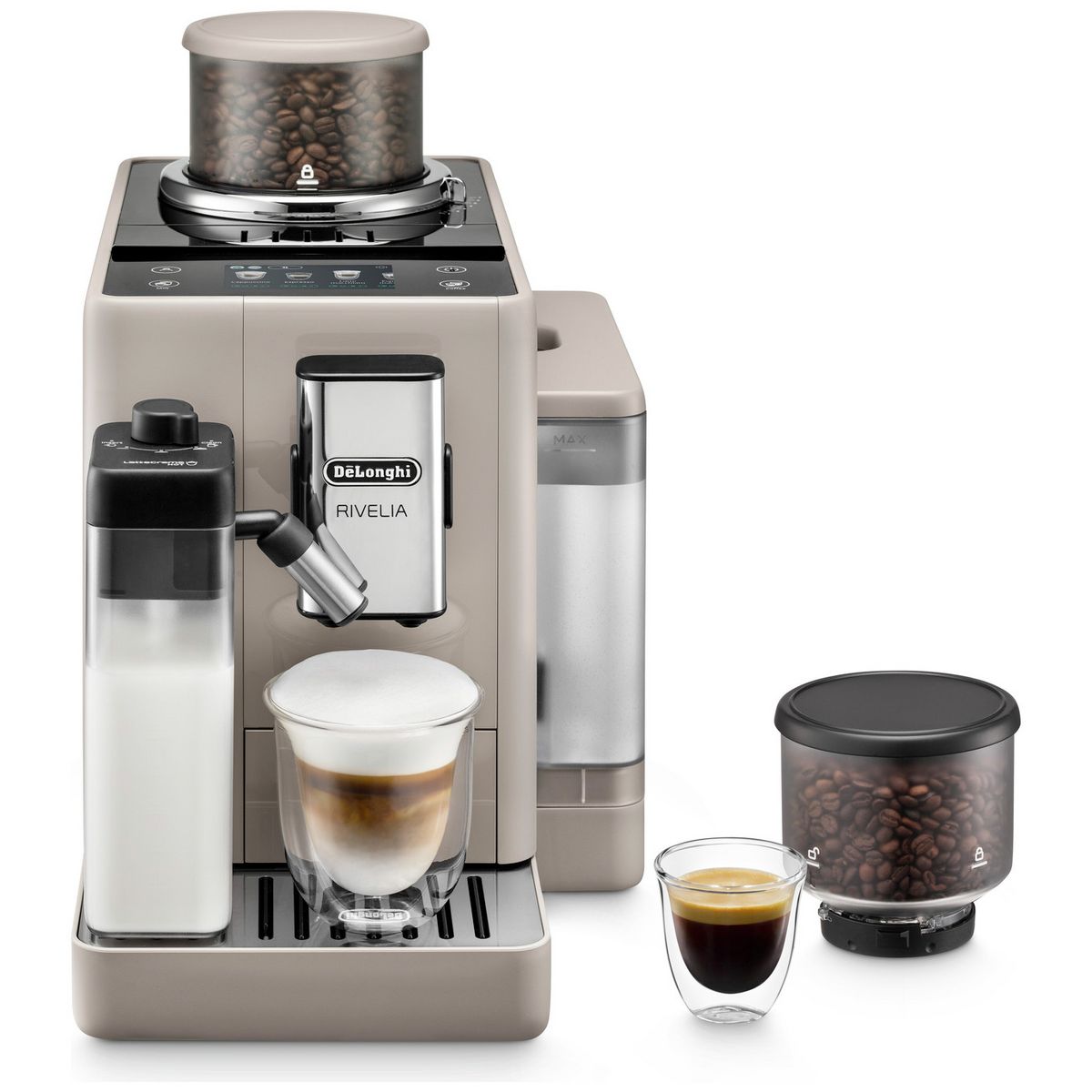 De'Longhi Rivelia EXAM440.55.BG Bean to Cup Coffee Machine - Beige