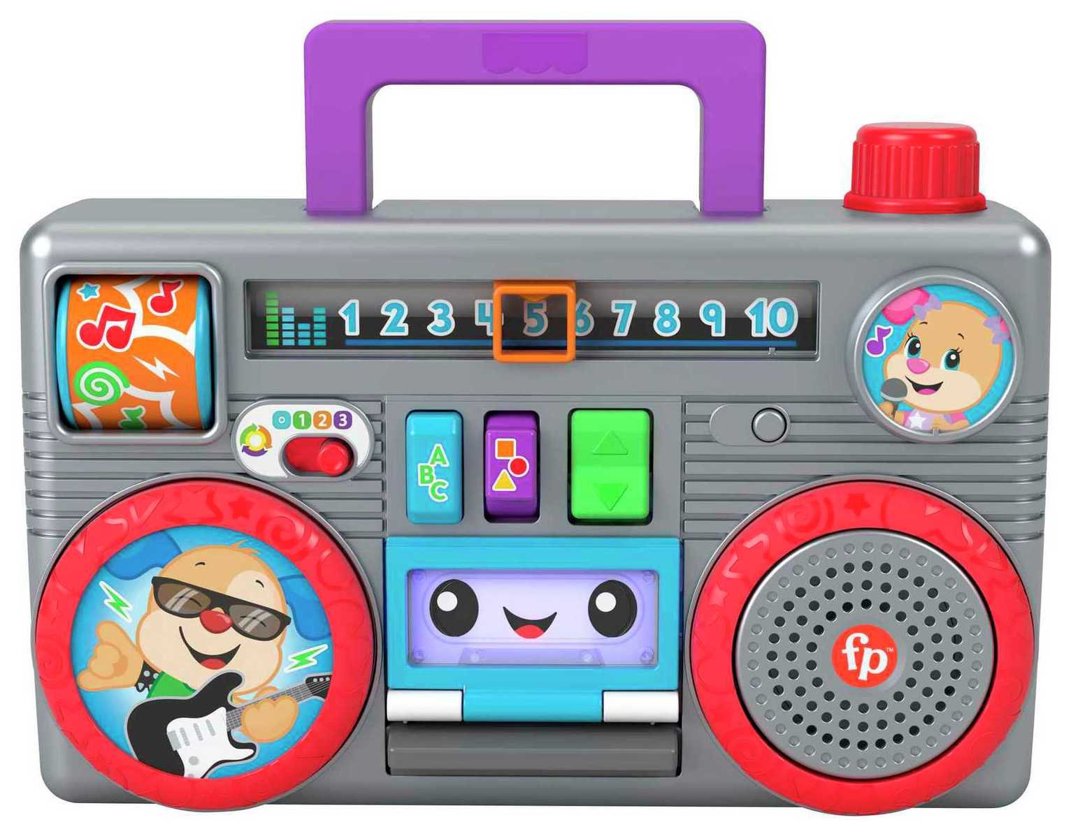 Fisher-Price Laugh & Learn Busy Boombox Learning Toy