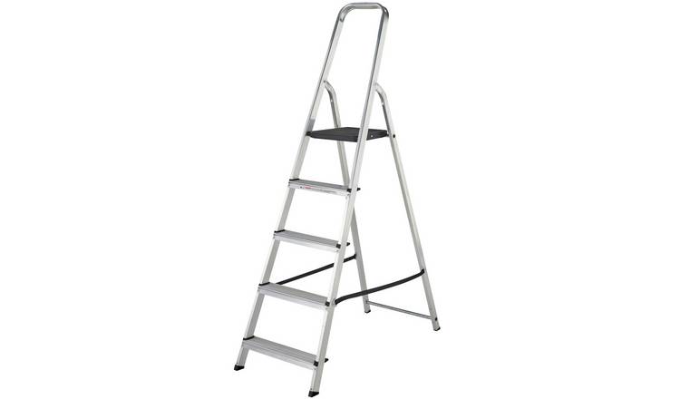Abru Werner 5 Tread High Handrail Step Ladder