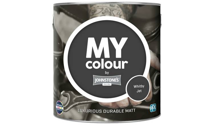 Johnstone My Colour Durable Matt Paint 2.5L - Whitby Jet