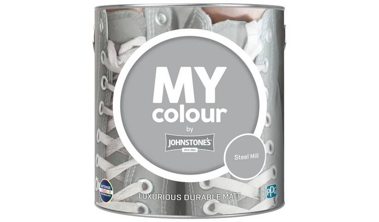 Johnstone My Colour Durable Matt Paint 2.5L - Steel Mill